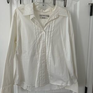 Long sleeve white button shirt. Tommy Hilfiger size XXL